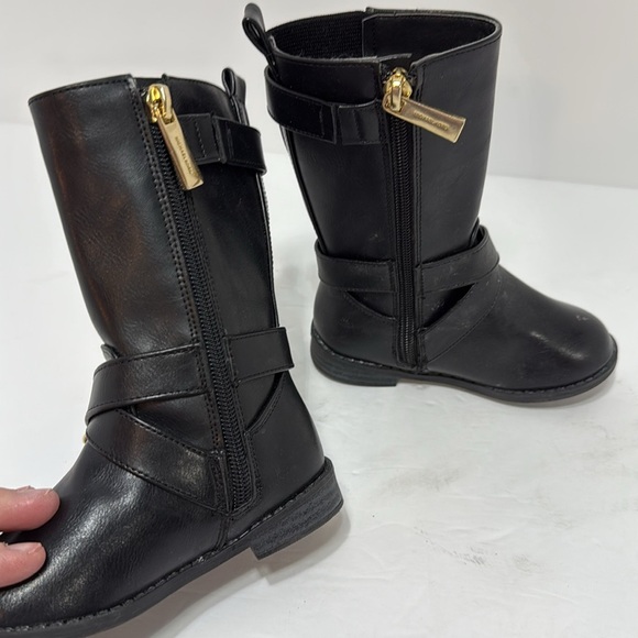 Michael Kors Little Girl Black Boots size 7 - Picture 5 of 7